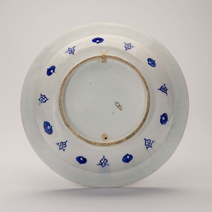 Blue and White Iznik Dish with Kaleidoscope design | MasterArt